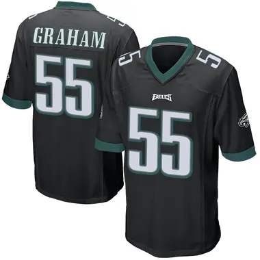 Men's Nike Philadelphia Eagles Brandon Graham Alternate Jersey - Black Game