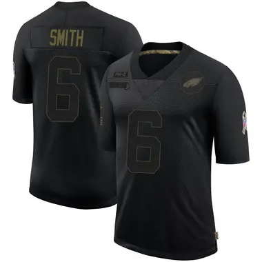 Men's Nike Philadelphia Eagles DeVonta Smith 2020 Salute To Service Jersey - Black Limited