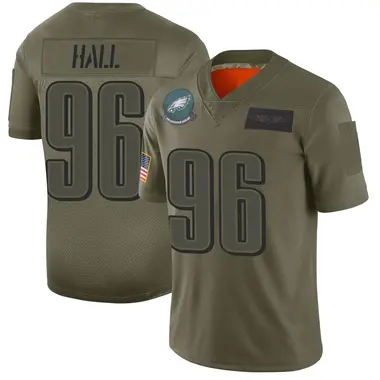 Men's Nike Philadelphia Eagles Gabe Hall 2019 Salute to Service Jersey - Camo Limited