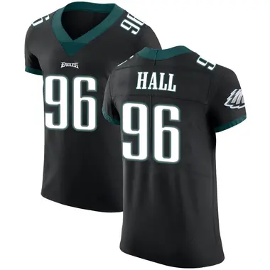 Men's Nike Philadelphia Eagles Gabe Hall Alternate Vapor Untouchable Jersey - Black Elite