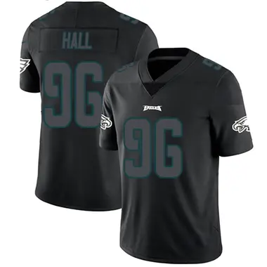 Men's Nike Philadelphia Eagles Gabe Hall Jersey - Black Impact Limited