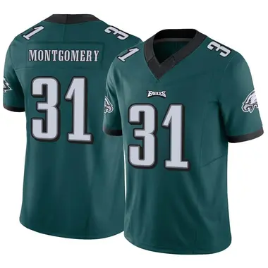 Men's Nike Philadelphia Eagles Wilbert Montgomery Vapor F.U.S.E. Jersey - Green Limited