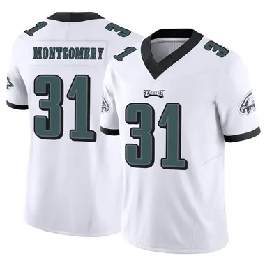 Men's Nike Philadelphia Eagles Wilbert Montgomery Vapor F.U.S.E. Jersey - White Limited