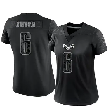 Women's Nike Philadelphia Eagles DeVonta Smith Reflective Jersey - Black Limited