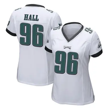 Women's Nike Philadelphia Eagles Gabe Hall Jersey - White Game