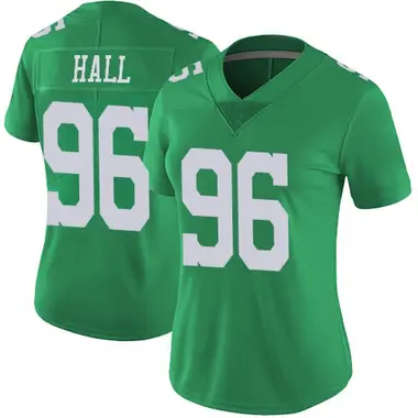 Women's Nike Philadelphia Eagles Gabe Hall Vapor Untouchable Jersey - Green Limited