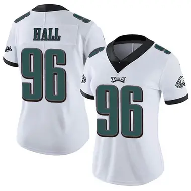 Women's Nike Philadelphia Eagles Gabe Hall Vapor Untouchable Jersey - White Limited