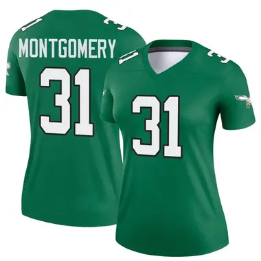 Women's Nike Philadelphia Eagles Wilbert Montgomery Kelly Alternate Jersey - Green Legend